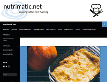 Tablet Screenshot of nutrimatic.net